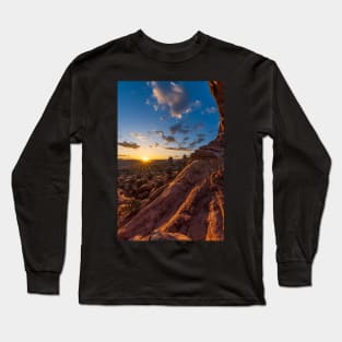 Window Arch Sunrise Long Sleeve T-Shirt